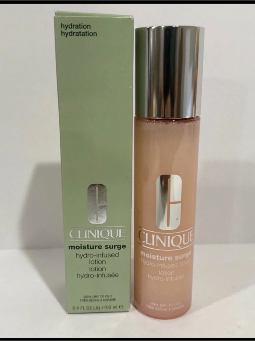 Clinique Moisture Surge Hydro-Infused Lotion - Pink & Silver